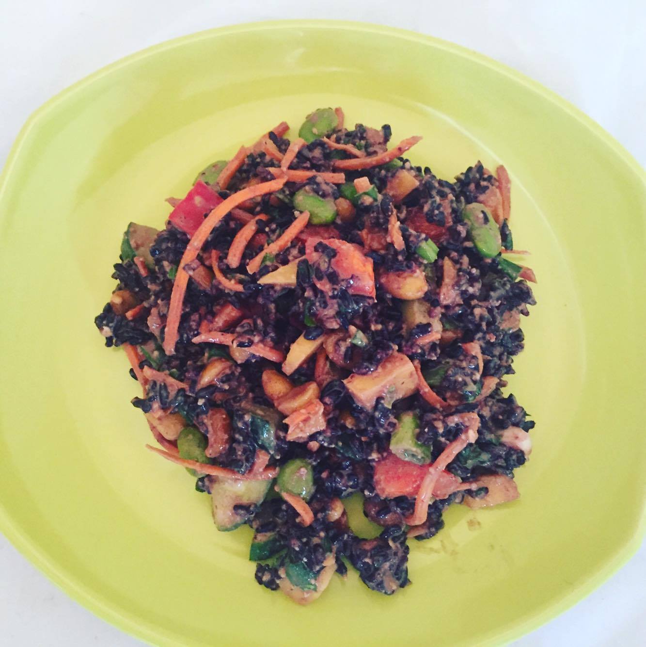 Thai Forbidden Rice Bowl Pixie Dust Gourmet